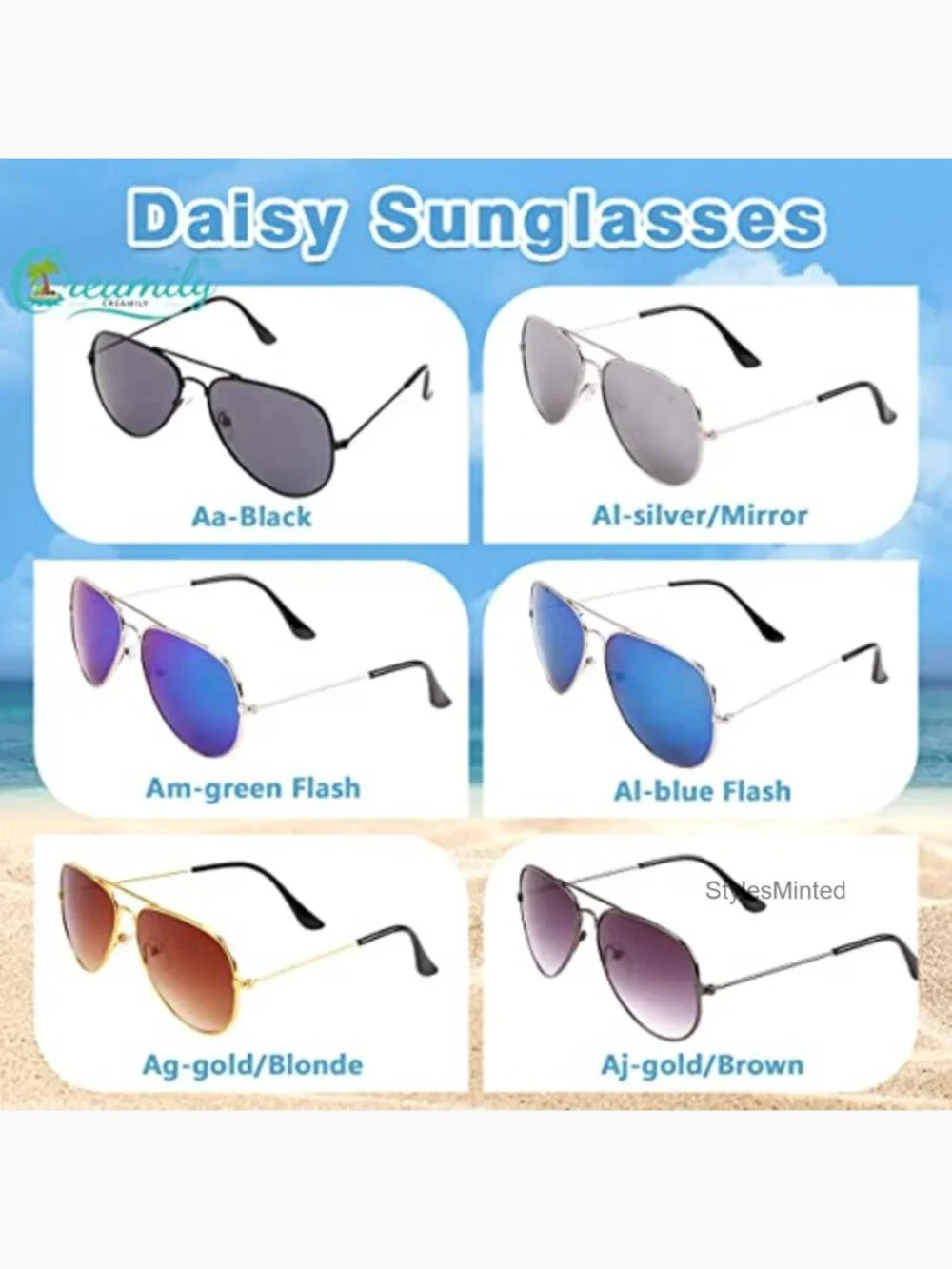 Kids Aviator Sunglasses UV Protection Polarized Lens for Boys Girls Age 2-9